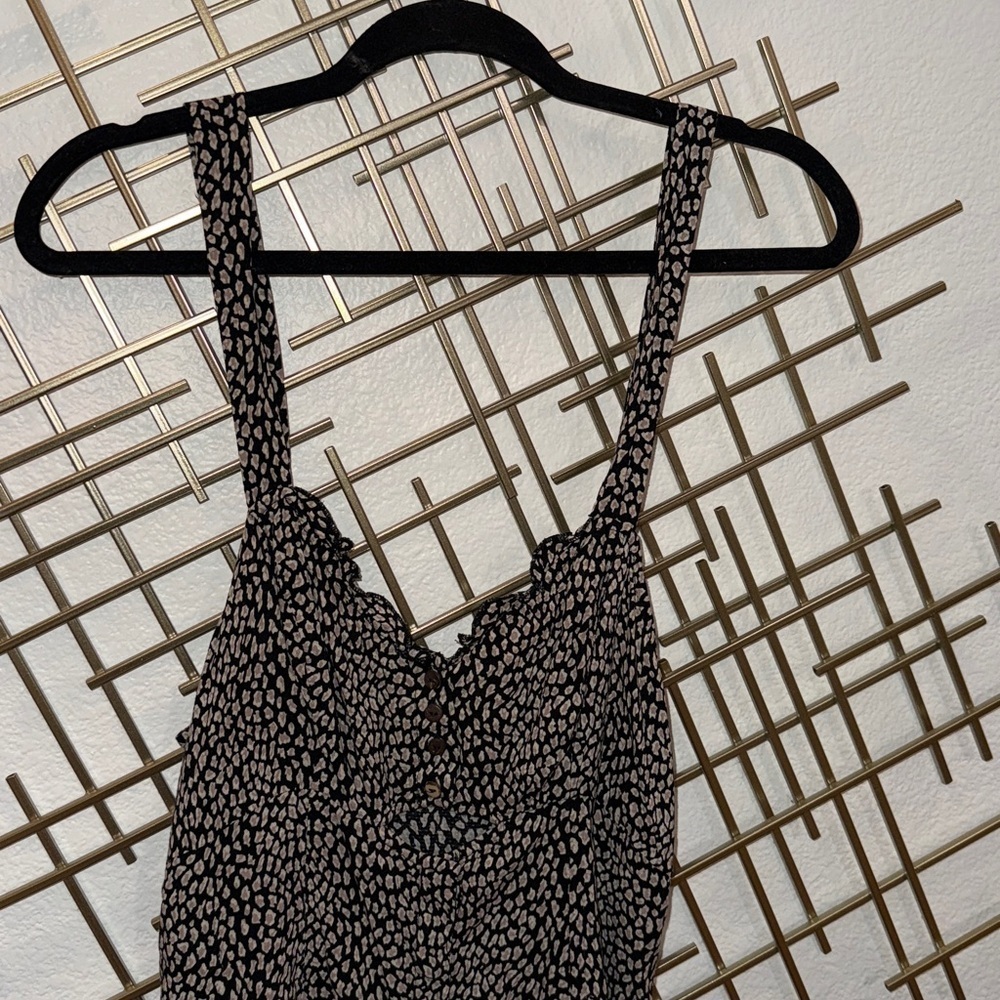 Intimately Free People ‘Make It Happen’ Button Down Cut out Slip Dress - Picture 2 of 4